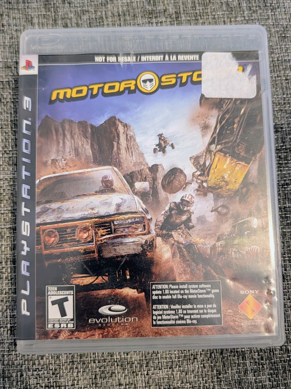 MotorStorm for PlayStation 3 Video Game